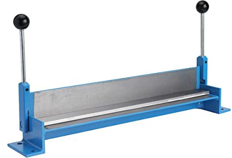SUDEG Plieuse de tôles,Banc de pliage,Banc de Pliage Manuel Plieuse à Pivot Renforcée,Plieuse de tôles Machine à plier,Longueur 460mm(18) Angle de Pliage max. 90°, pour Atelier de Travail des Métaux