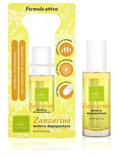 Zanzarino Dopopuntura Lenitivo Stick Roll-on per Punture di Insetti alla Camomilla Mare Spiaggia Campagna Casa