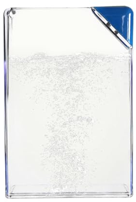 Rectangle Flat Water Bottle - Flat Water Bottle for Purse | Transparent A5 Small Opening Drinks Cup Woman Men Water Bottle Creative Triangle Lid