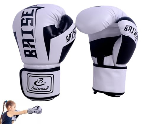 Guanti da boxe – Guanti da allenamento da boxe – Guanti leggeri e traspiranti | Guanti da kickboxing – Guanti da sacco per uomini, donne, adulti, bambini, ragazze, ragazzi, in