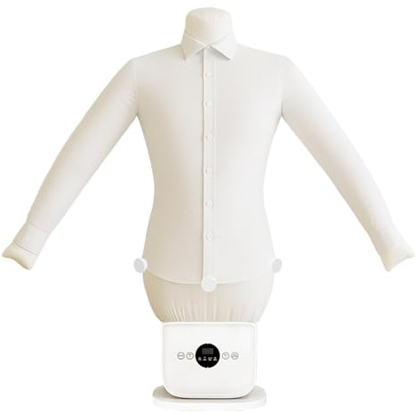 ShaiVrissian Automatic Ironing Dummy,Humanoid Automatic Ironing Machine,Upgrade Touch Type,One Click Use,Internal Sock Clips,for Shirts,Blouses,Trousers,All Fabric Types C