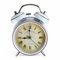GMMH Retro Analog Wecker, Ohne Ticken, Tischuhr Nachttischuhr Doppelglockenwecker (14-6) Vintage Retro Nostalgie aus Metall, Antik Standuhr Schreibtischuhr Uhr Tischwecker mit Alarm, Weckuhr