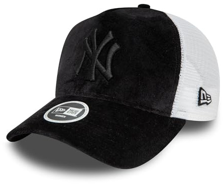 New Era New York Yankees señora Gorra de Camionero Sombrero Mujer Chica Negro Blanco Snapback Malla NY