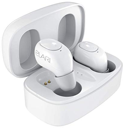 Elari EarDrops, los Auriculares Bluetooth inalámbricos más Ligeros (3.9 g Cada uno) con Caja de Carga magnética y Soporte para Llamadas estéreo (Blanco)