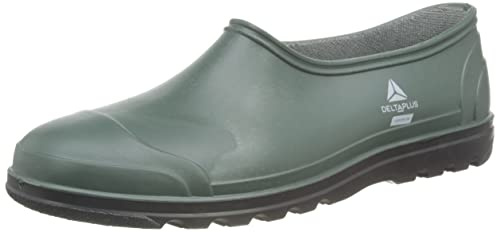 Deltaplus Garden OB SRA Working Clogs - Slip Resistant - Color: Khaki-Beige - Size: 9