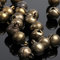 200 STK Glöckchen zum Basteln Vintage 12 mm Glöckchen Bronze Schellen Glocken für Schmuck Basteln Geschenkverpackung Dekoration,Glöckchen Schellen Mit Öse,DIY Dekoration Für Schmuckherstellung