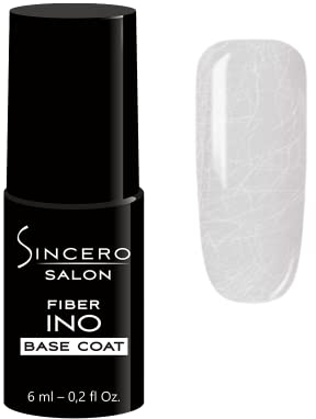 Sincero Salon - Fiberglas Gel Base INO - Nagelhärter - UV Gel Nagellack für Nagelschutz und Beschädigte Nägel - Maniküre Lack - 6ml