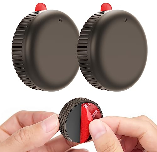 -hållare IPX8 vattentät stouchi (2-pack),-fodral med 3M VHB självhäftande klistermärke för cyklar, skidor, verktygslådor, gräsklippare, släpvagnar, kajaker -varm grå