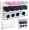 Flaschenregal, Flaschenhalter Kühlschrank, Flaschenregal Stapelbar, Flaschenregal Kühlschrank, Weinregal Stapelbar, Erweiterbarer Wasserflaschen-Organisator 10.6-16.5 für Küche,Kühlschrank,Schränke