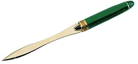 Design Gifts Marble Series Green Letter Opener