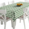 HEKO PANELS Tischdecke 140 x 110 cm Abwaschbar Tischtuch Gartentischdecke Fleckschutz Wasserabweisend Tafeldecke Blumen Gänseblümchen Kariert