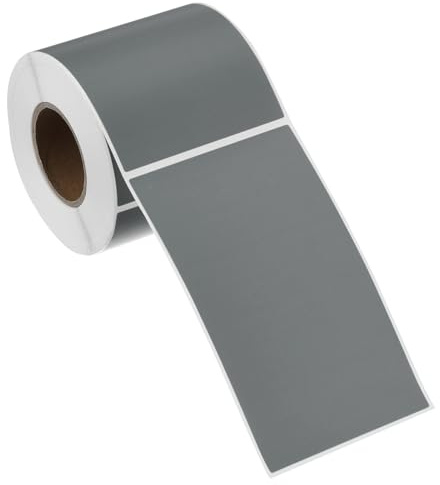 PATIKIL Etiquetas Rectangulares De Codificación De Color 127x76mm 250 Pcs Etiquetas Rectangulares Coloreadas Pegatinas Etiquetas Para Inventario Oficina Hogar Cajas De Embalaje Gris