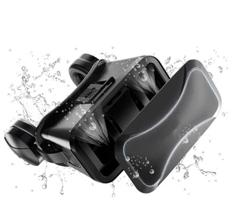 Gafas de realidad virtual con control remoto, auriculares VR para teléfono, gafas inmersivas para películas, juegos, buenas gafas de realidad virtual 3D para niños y adultos para juegos y videos 3D