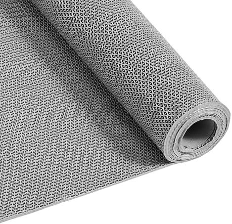 VEVOR Tapis de Drainage Antidérapant 90x300 cm, Caillebotis Piscine en PVC, Revêtement de Sol pour Zones Humides Restaurant Piscine Terrasse Salle de Bain, Tapis Antifatigue Drainant en Rouleau