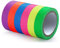 Neon Klebeband Bunt 6 Stück 15mmx 5m Fluoreszierendes Klebeband Gewebeband Gaffa Tape Schwarzlicht Farbe Neon Tapefür Schwarzlicht Deko 6 Farben