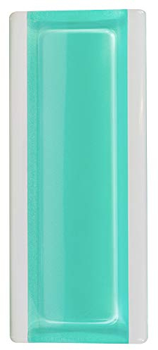 FUCHS Vidrio real BM turquesa 19x8x1 cm Perfil del bloque de vidrio, Perfil final para los bloques de vidrio