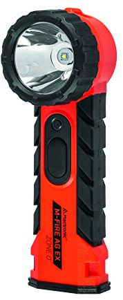 Mactronic M-FIRE AG EX-ATEX Winkel-Taschenlampe LED 323 Lumen | Gewicht 250 g mit Batterien, Schutzart IP54, Leuchtweite 288 m | Batteriebetrieb, 4 × Energizer E91 (AA) (enthalten)