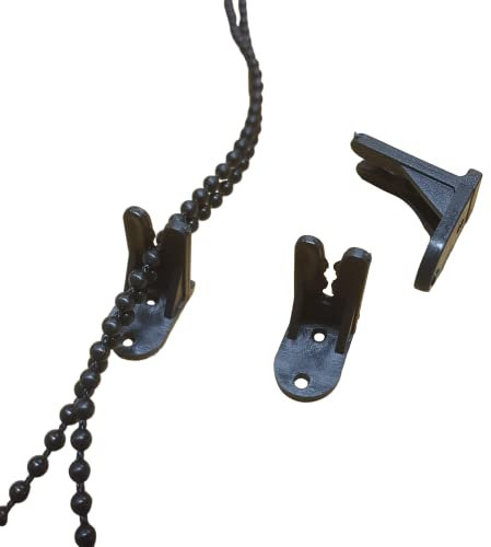 Generico 2 pezzi blocca catena in plastica zanzariera ferma catenella finestra ricambi BLCATK3000