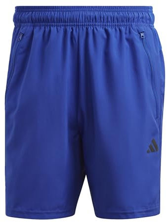 adidas Herren Train Essentials Woven Training Shorts, Lucid Blue/Black, M 7 inch