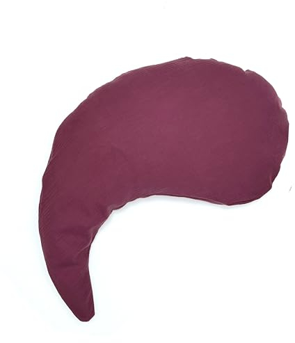 Blausberg Baby - Stillkissenbezug für Yinnie (Theraline,135 cm x 35 cm) aus Musselin - Pflaume Rot