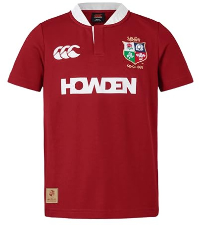 Canterbury Camiseta clásica de Manga Corta para Hombre, réplica de los Leones británicos e irlandeses 2024