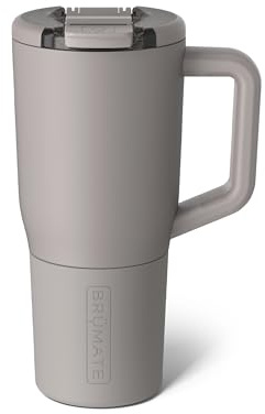 BrüMate Müv - 25oz 100% Leak Proof Insulated Coffee Mug with Handle & Lid - Stainless Steel Coffee Travel Mug - Double Walled Coffee Cup (Mocha)