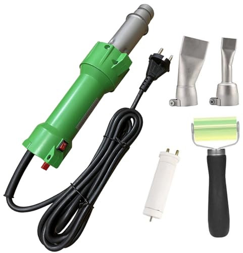 Beyondlife 1600W Soldador de Plástico Soldador de Aire Caliente Pistola Calentadora Soldadura de Varilla de Vinilo de PVC Kit de Herramientas de Pistola de Gas Caliente con Dos Boquillas de Velocidad