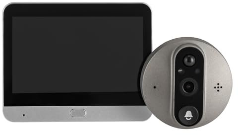 Campanello per porta di casa, campanello senza fili, con fotocamera 1080P, visione notturna, WiFi, stazione interna esterna per la sicurezza domestica