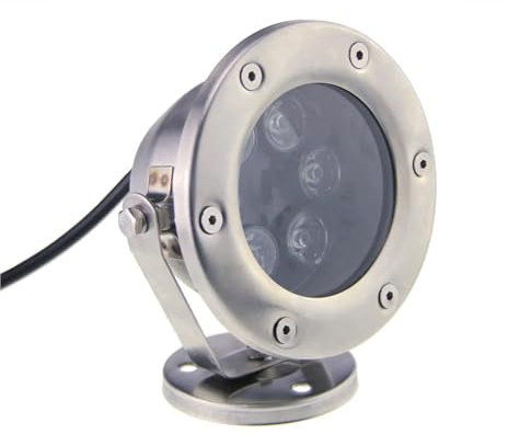 MINING Proiettori per esterni, Lampada Da Incasso A LED 6W / 12W / 18W / 24W / 36W Rosso Verde Blu IP68 LED Acquario Subacqueo Piscina Serbatoio Di Pesce RGB Spot Light(Yellow,18W)