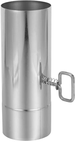 HEMOTON Cheminée De Poêle Tuyau De Fumée Accessoires De Camping Régulateur De Tirage Tuyau De Poêle Adaptateur De