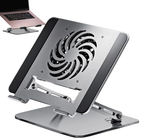 Générique Socle Élévateur d'Ordinateur Portable - Socle Portable en Acier Carbone | Support pour Ordinateur sur Table,pour Bureau Lit Canapé Table Maison Voyage Lecture Travail