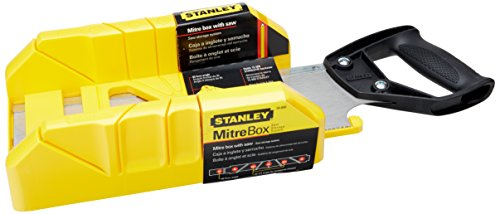 Stanley Disponible 19-800 - Caja de ingletadora para sierra trasera de 12 pulgadas, paquete de 1