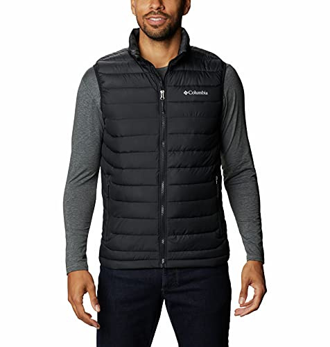 Columbia Powder Lite Vest Chaleco Acolchado, Black, S Hombre