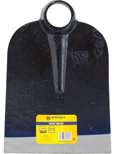 BARGAINS-GALORE Heavy Duty 3LB Hoe Head - Garden Digging Steel Tool Large Wide Replacement | No Wooden Handle | Easy to Use | Durable Long Lasting