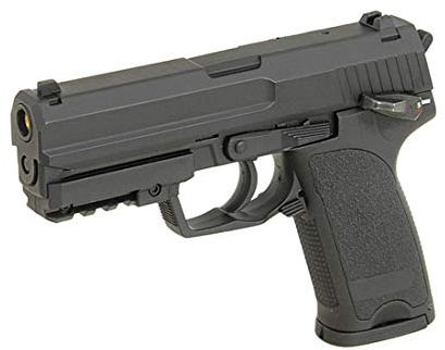 CYMA cm.125 AEP Softair Pistole elektrisch Vollmetall, unter 0,5 Joule, 6 mm BB, verstellbares Hop-Up, Semi und Vollautomatik, Airsoft inkl. Akku & Ladegerät