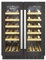 Candy DiVino CCVB 60D/1, Vinoteca Integrable Dos Zonas, 119L, 38 Botellas, Control Independiente, 12 Baldas, Tratamiento Anti-UV, Compresor Silencioso, LED, Temperatura 5º a 18º, 39DB, Clase G, Negro
