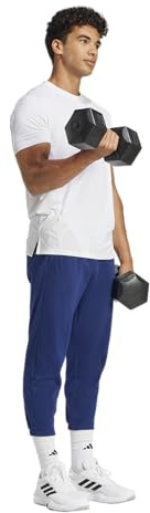 adidas Mens Train Essentials FeelReady 7/8 Pants, Dark Blue, X-Large