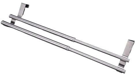 JNHWFDB Portasciugamani Estensibile sopra la Porta, portasciugamani sospeso, portasciugamani da Bagno, Cucina, Hotel, armadietto, scaffale, Barra portasciugamani