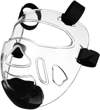 BESPORTBLE Gesichtsschutz Sparring-ausrüstung Tragbarer Box-gesichtsschutz Taekwondo-zubehör Transparent Gehärtetes Kunststoffmaterial Robust Langlebig Für Training Duelle Schutz