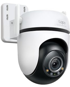 Tapo C52A 2K(4MP) Caméra de Surveillance WiFi extérieur 360°, Vision Nocturne Couleur Starlight, Détection de Personne et Suivi de Mouvement, Étanche IP66, Alarme sonore Personnalisable