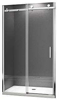BuyLando.Shop [Typ-Viktoria] 145x195cm 8mm Nischdörr - Nischduschkabin - Skjutsystem - ESG - klart glas - variationer