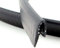 SMI-Kantenschutzprofil KSKL1-2S für 1-2mm PVC mit Stahleinlage Schwarz selbstklemmend ohne Kleber - Kantenschutz, Kederprofil, Kantenprofil, Kantenschutzleiste für Autotüren, Bleche (1 m)