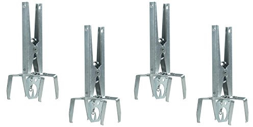 Woodside 4 Pack of Heavy Duty Mole Claw Scissor Traps Fast Humane Kill