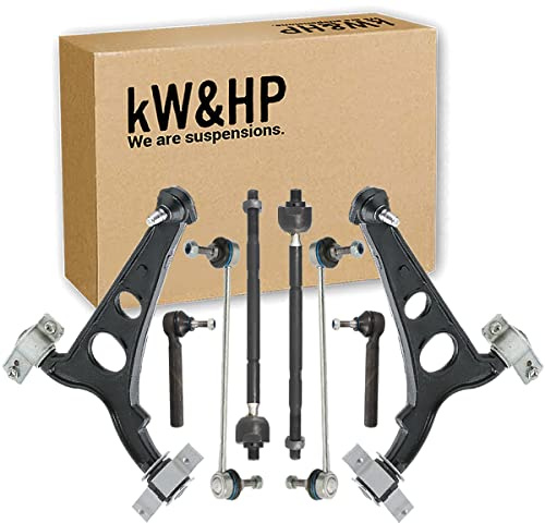 KIT 8 PEZZI BRACCI OSCILLANTI, BIELLETTE, TIRANTI ASSIALE E TESTINE SCATOLA STERZO kW&HP (BRA406KW)
