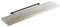Casaria® Wandregal Holz Eiche Hängeregal mit Halterung 15kg Tragkraft Küche Wohnzimmer Flur Schweberegal Bücherregal Regalbrett Schwebend 110cm