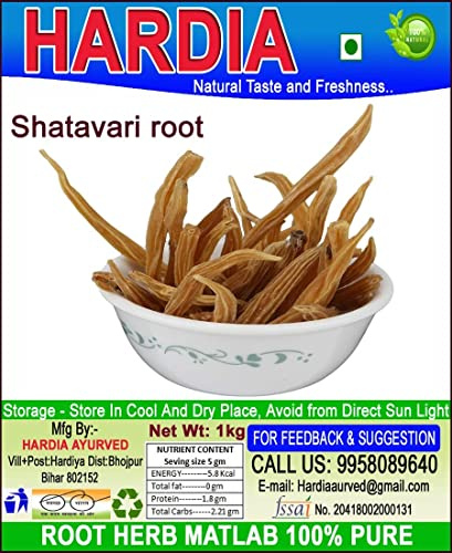 QURA. Hardia Shatavari rot för kvinnor bröstmjölk 1 kg