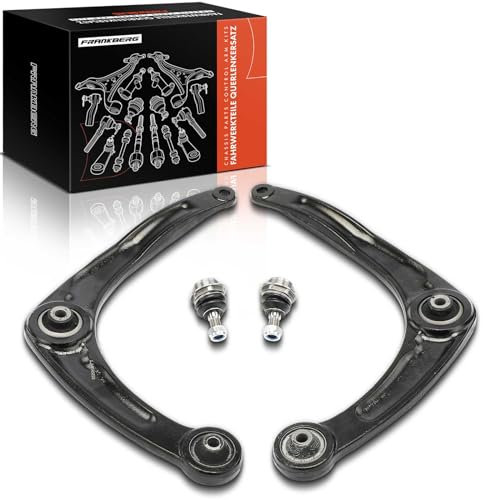 Frankberg 2 bras de suspension + 2 rotules de suspension avant inférieur compatibles avec Berlingo fourgon / MPV B9 1,6 L 2008-2024 C4 Coupé LA 1,4L-2,0L, 2004-2011, remplacement # 3521G8