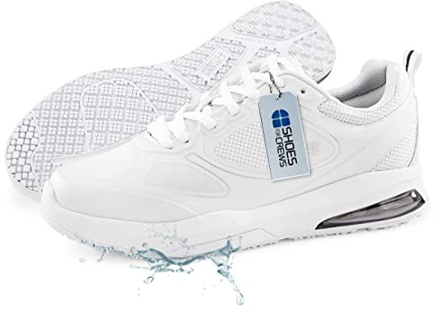 Shoes for Crews Baskets de Travail antidérapantes pour Femmes – Chaussures Confortables, Respirantes et hydrofuges - Idéales pour la Cuisine, Les Soins de santé, l'entretien – Revolution II