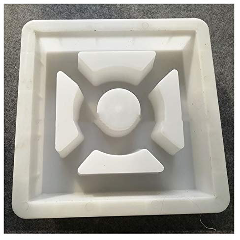 LIANYG Gehweg Schablonen Cement Antique Brick Mold Square Garden Fenster Machen Brick Mold 3D Anti Slip Beton Kunststoff Pflaster Moulds Schnitzen Betonformen