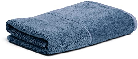 Möve Bamboo Luxe Handtuch 50 x 100 cm aus 60% Baumwolle / 40% Viskose aus Bambus-Zellstoff, Steel Blue